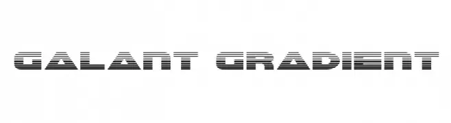 Galant Gradient  フリーフォントのダウンロード
