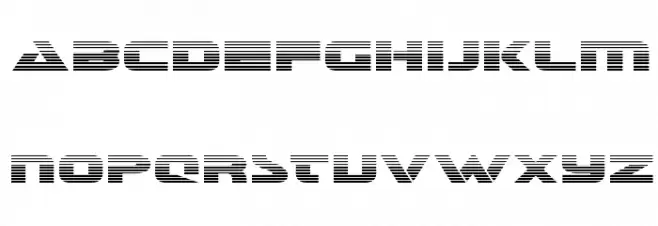 Galant Gradient Schriftart Groß
