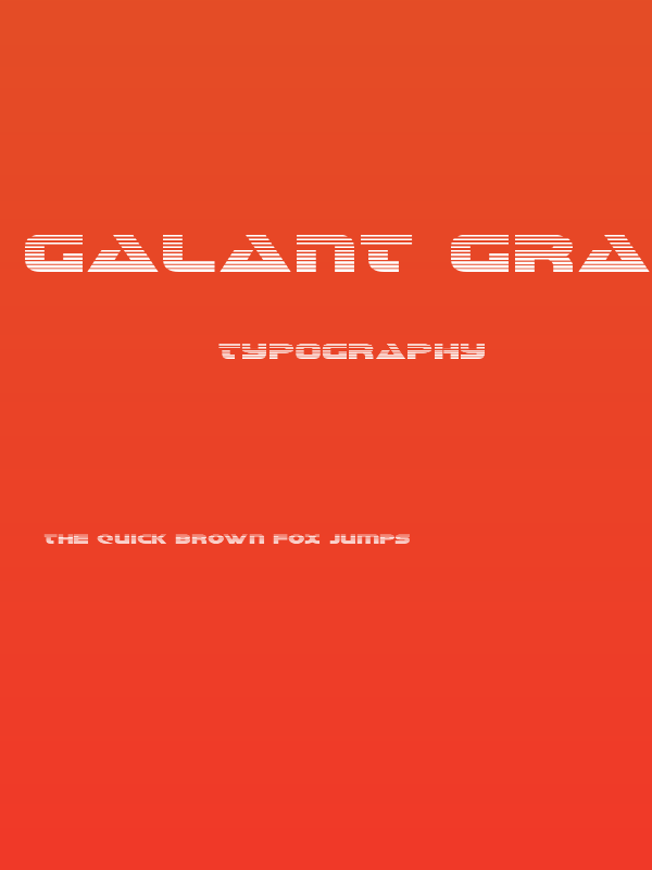 Galant Gradient Poster