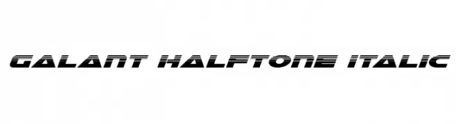 Galant Halftone Italic  Frei Schriftart Herunterladen
