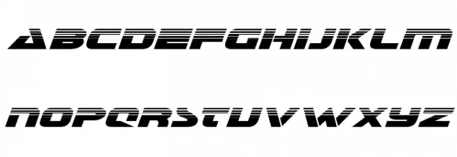 Galant Halftone Italic Schriftart Groß