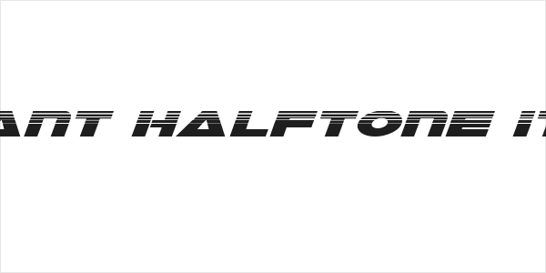 Galant Halftone Italic Logo