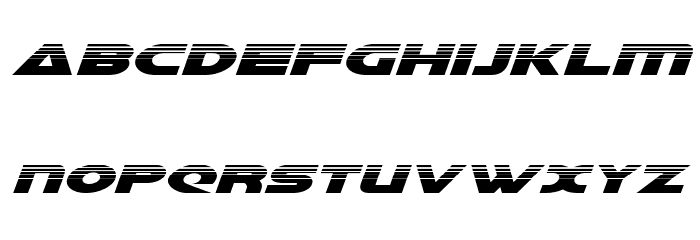Galant Halftone Italic Font LOWERCASE