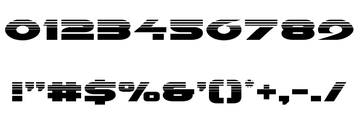 Galant Halftone Font OTHER CHARS