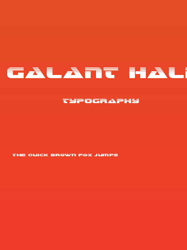 Galant Halftone Poster