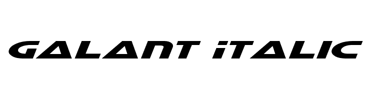 Galant Italic Font