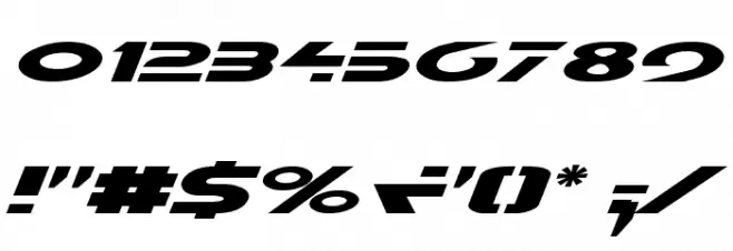 Galant Italic Font OTHER CHARS