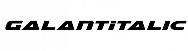 Galant Italic  Free Fonts Download