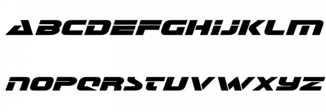 Galant Italic Schriftart Groß