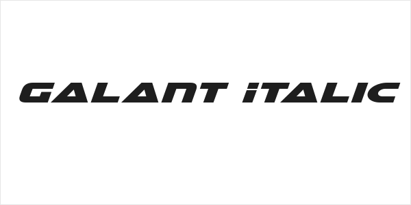 Galant Italic Logo