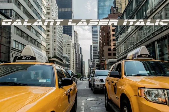 Galant Laser Italic Example 2