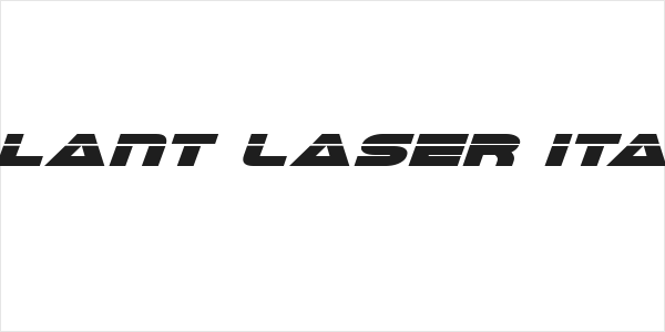 Galant Laser Italic Logo