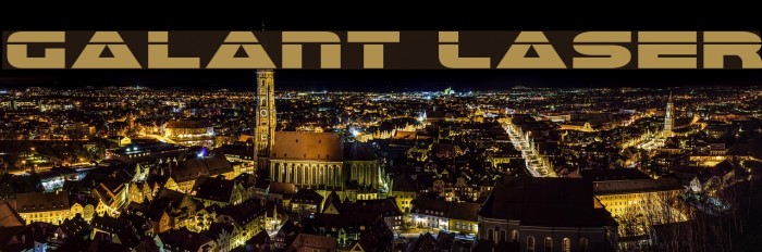 Galant Laser Font examples