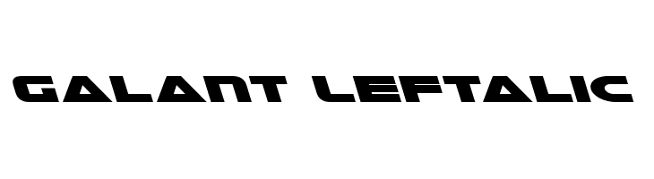 Galant Leftalic  免费字体下载