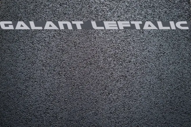 Galant Leftalic Example 1