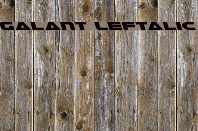 Galant Leftalic Example 3
