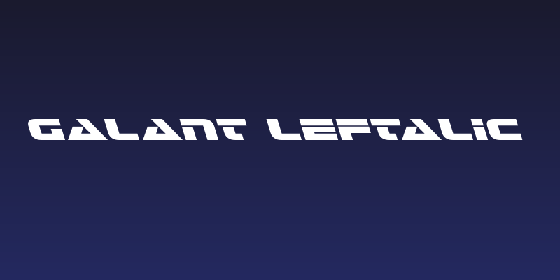 Galant Leftalic Social Header