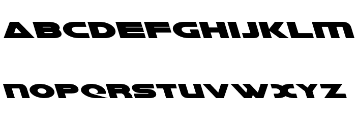 Galant Leftalic Font LOWERCASE