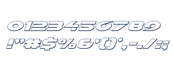 Galant Outline Italic Other Characters