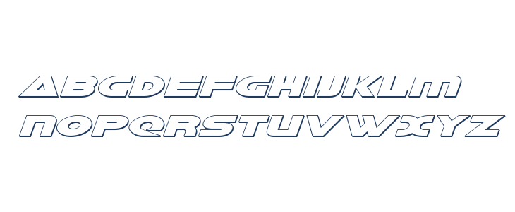 Galant Outline Italic Lowercase