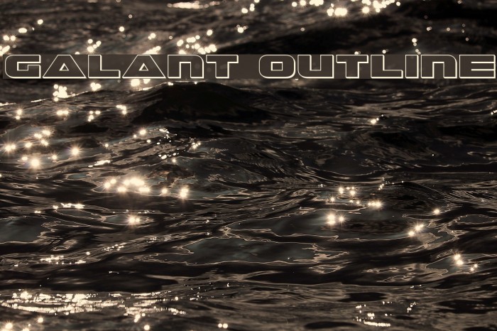 Galant Outline Example 2