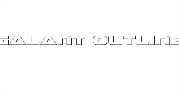 Galant Outline Logo