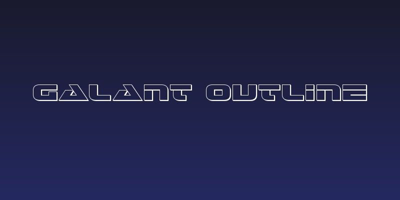 Galant Outline Social Header