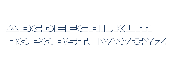 Galant Outline Lowercase