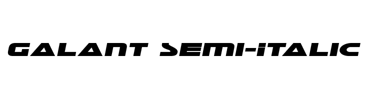 Galant Semi-Italic  フリーフォントのダウンロード