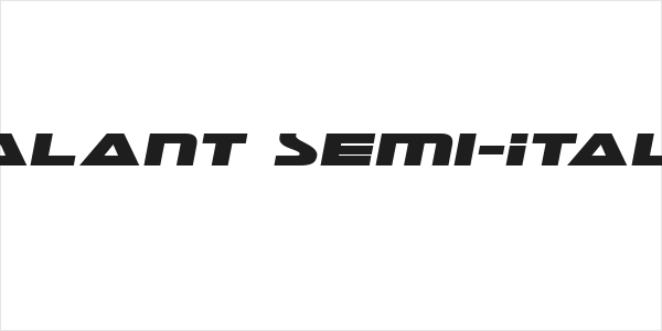 Galant Semi-Italic Logo
