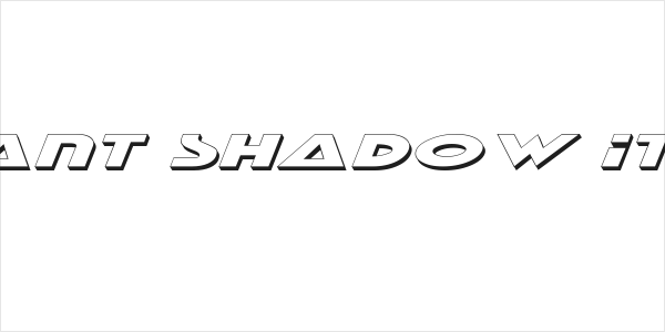 Galant Shadow Italic Logo