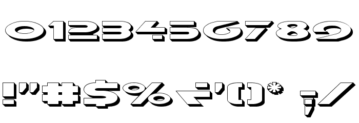 Galant Shadow Font OTHER CHARS