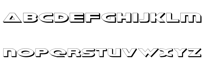 Galant Shadow Font LOWERCASE