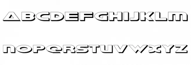 Galant Shadow Font Litere mici