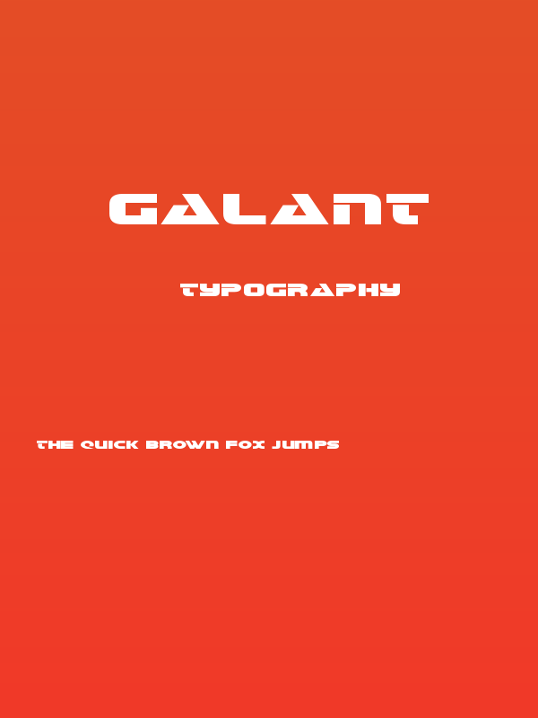 Galant Poster