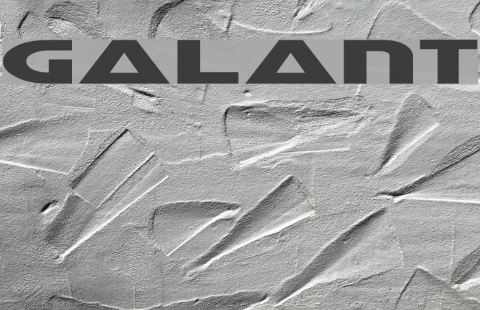 Galant Font examples