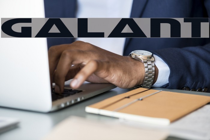 Galant Font examples