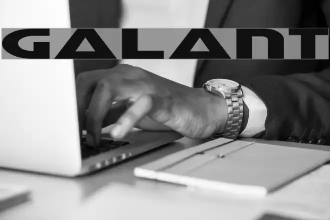 Galant Font examples