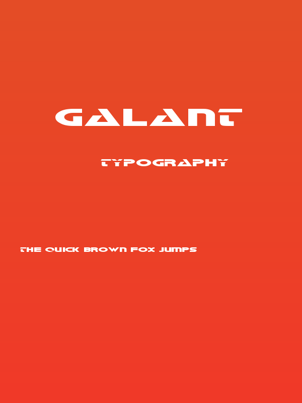 Galant Poster