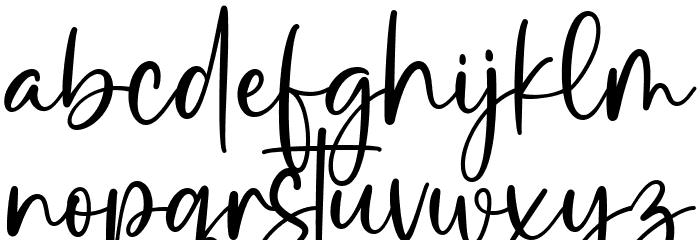 Galantis Font LOWERCASE