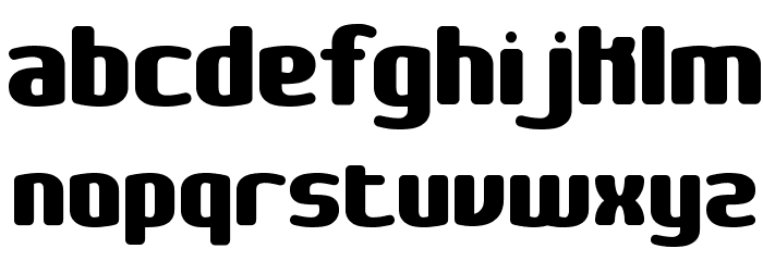 Galapogos BRK Font LOWERCASE