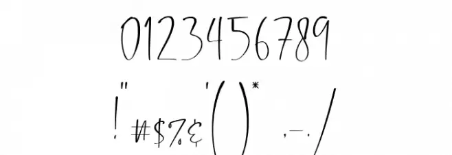 Galastone Font OTHER CHARS