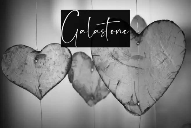 Galastone Font examples