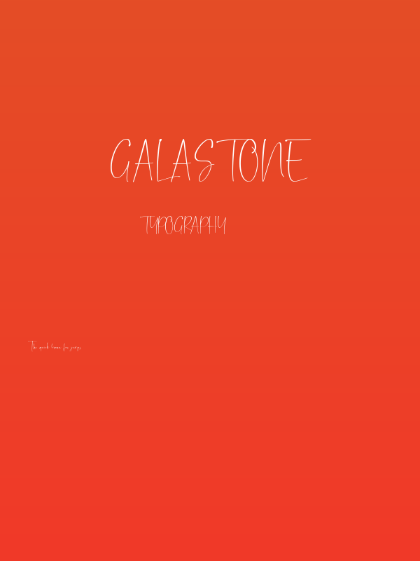 Galastone Poster