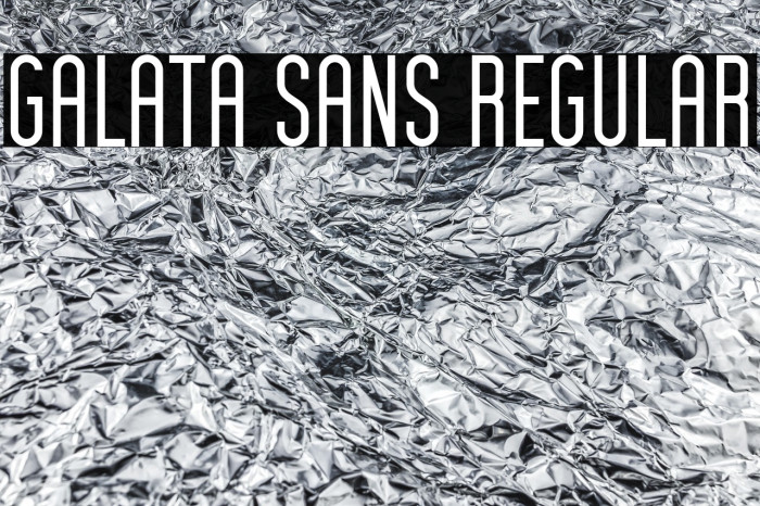 Galata Sans Regular Example 1