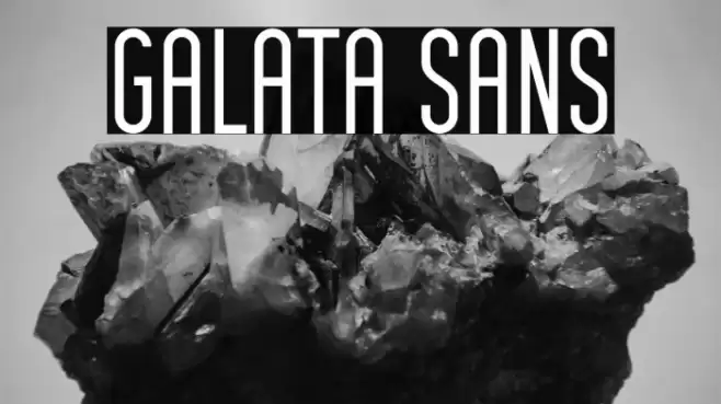 Galata Sans Font examples