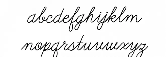 Galatee Script Fonte MINÚSCULAS