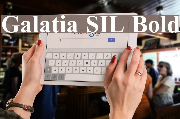 Galatia SIL Bold Font examples
