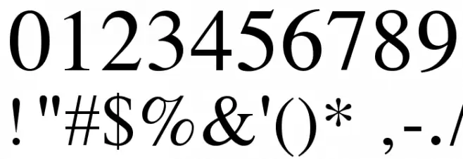 Galatia SIL Font OTHER CHARS