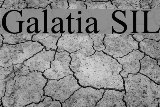 Galatia SIL Font examples